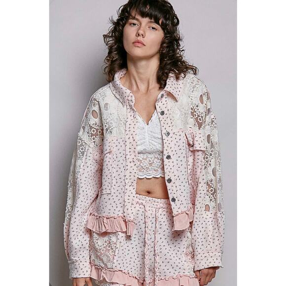 POL Pink Floral Jacket - Picture 2 of 7